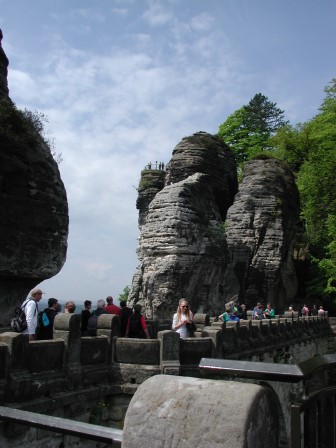 A view of the Bastei bridge